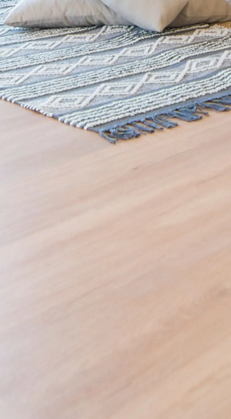 Living area with sleek laminate flooring for a modern look